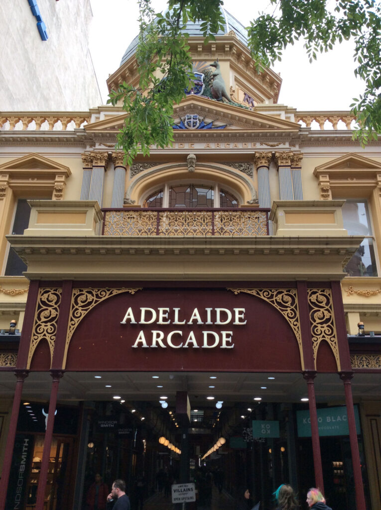Adelaide Arcade, one of the locations of Historical Adelaide Tours